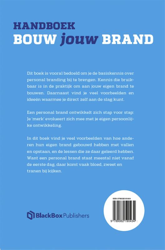 Achterkant van Handboek Bouw jouw Brand