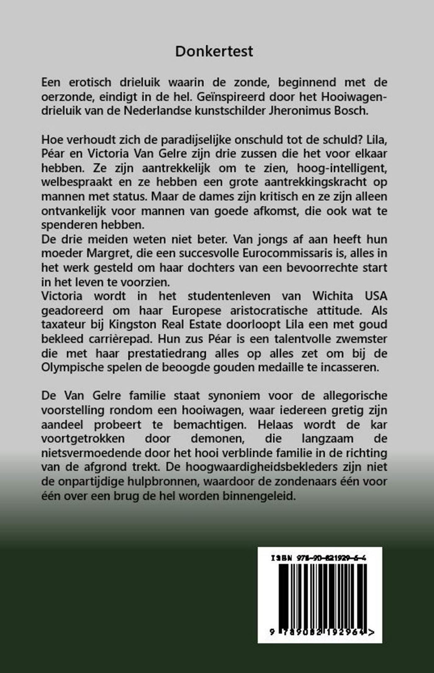Achterkant van Donkertest