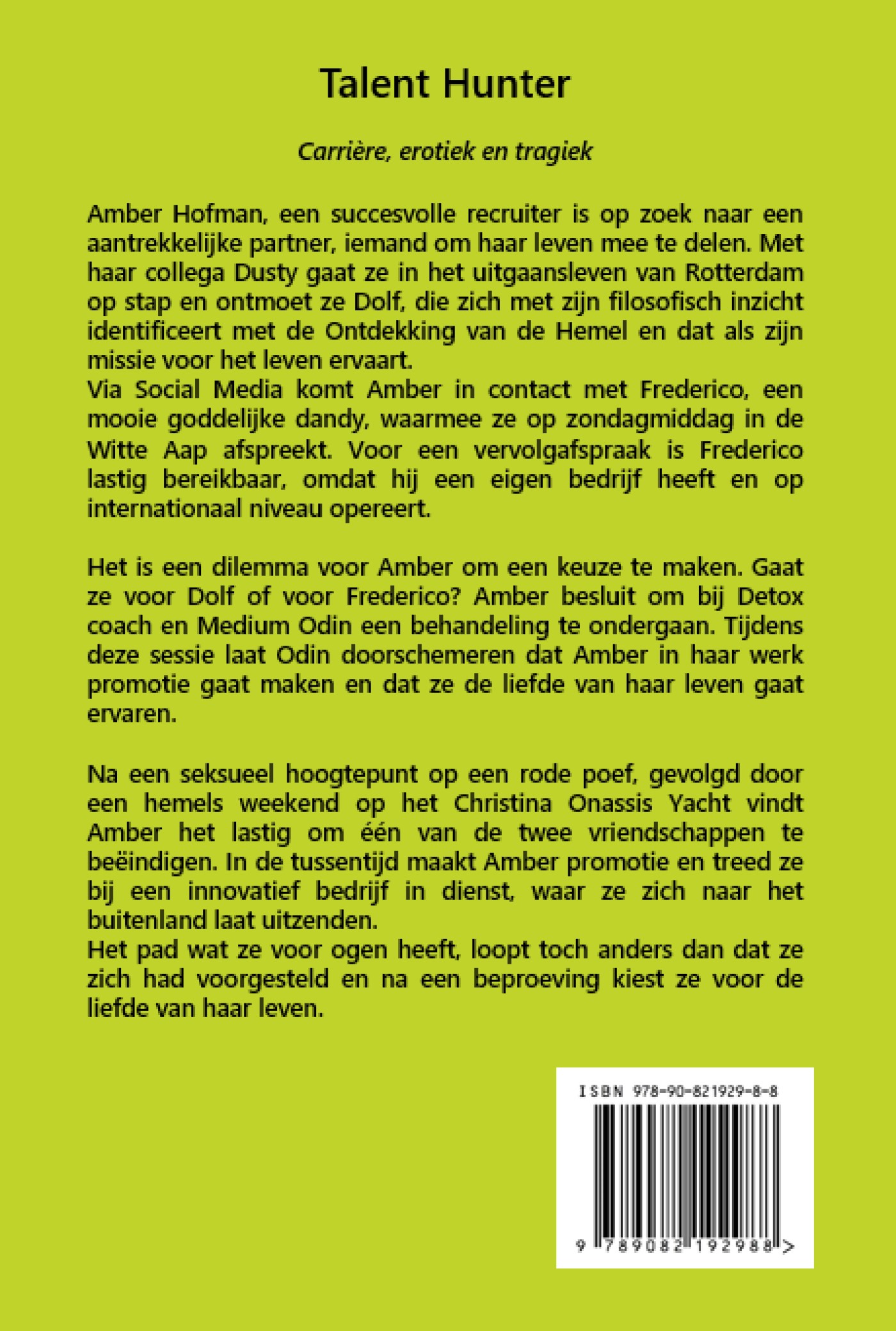 Achterkant van Talent Hunter