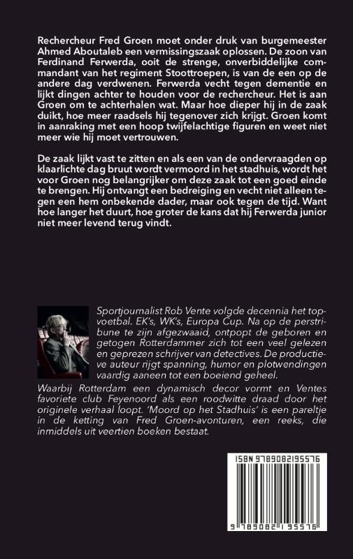 Achterkant van Moord op het stadhuis
