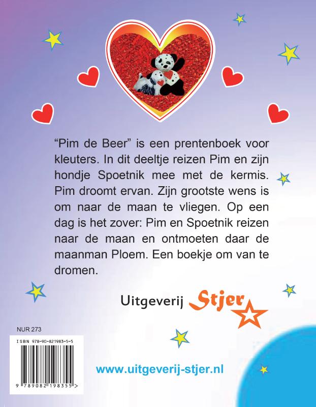Achterkant van Pim en de maanman