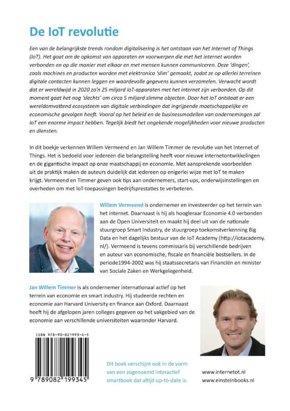 Achterkant van Internet of things