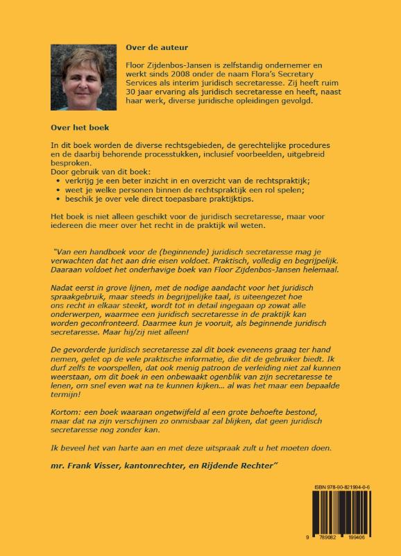 Achterkant van Juridisch secretaresse