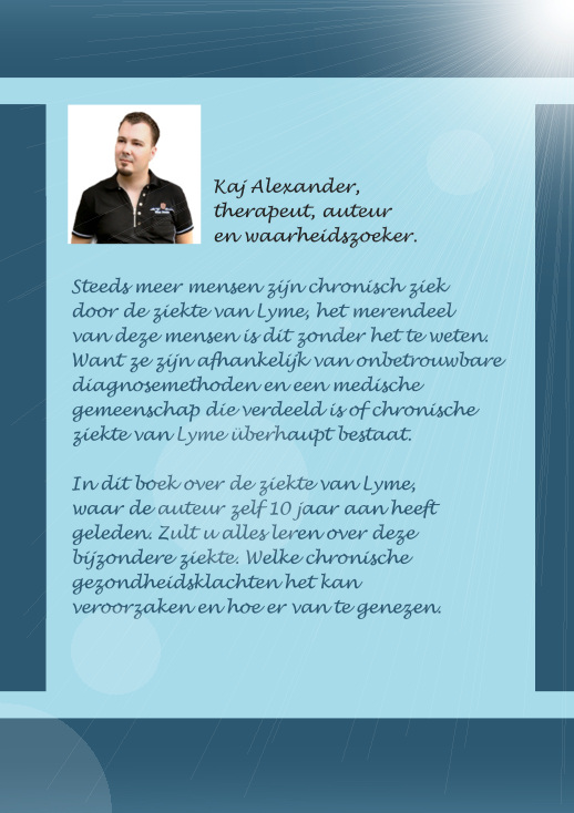Achterkant van ziekte van Lyme