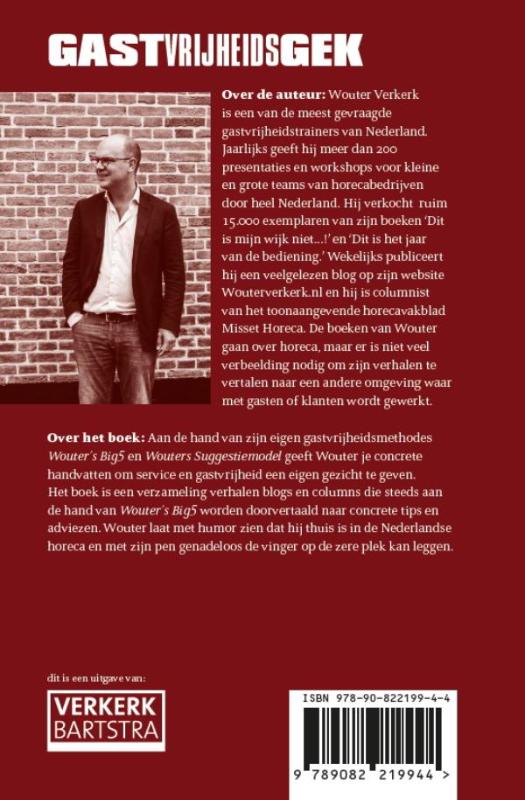 Achterkant van Gastvrijheidsgek