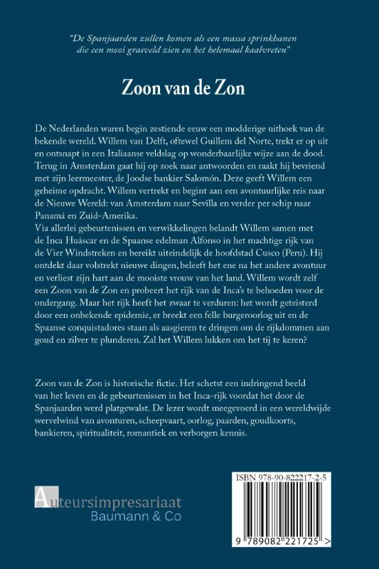 Achterkant van Zoon van de Zon