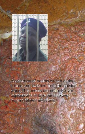 Achterkant van Poems from an innocent prisoner