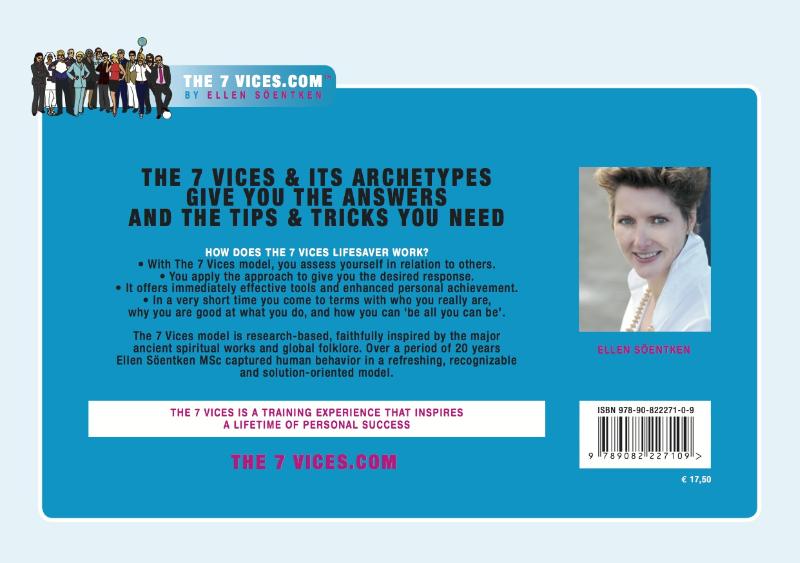 Achterkant van The 7 vices lifesaver