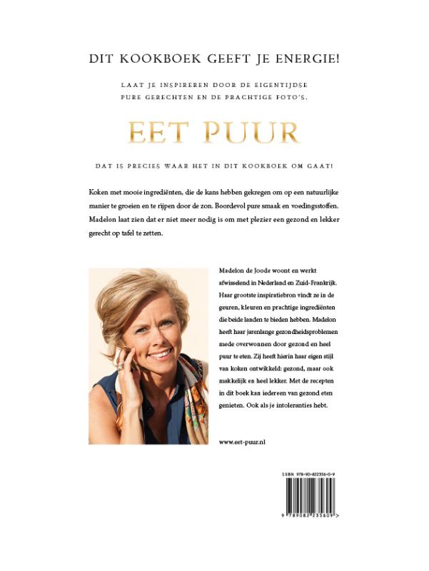 Achterkant van Eet Puur