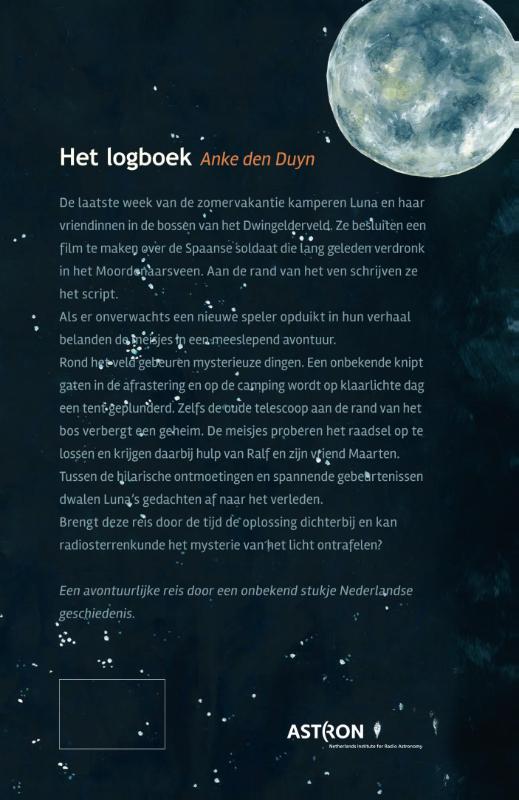 Achterkant van Het logboek
