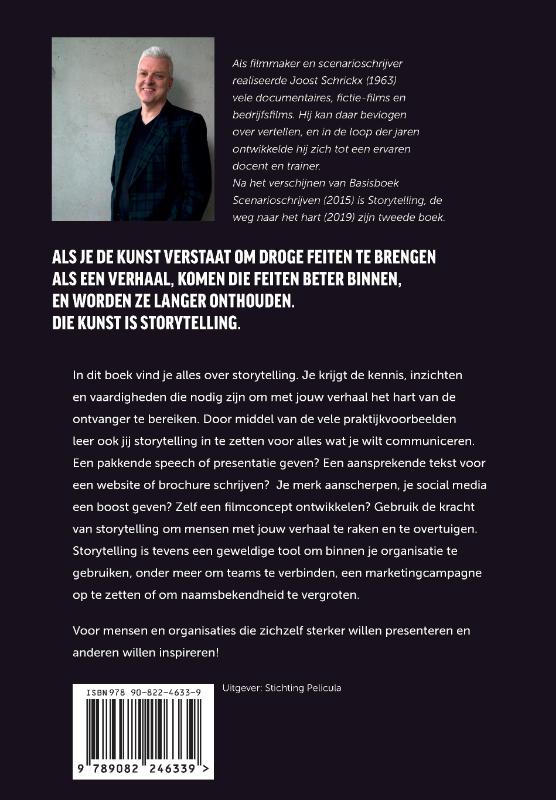 Achterkant van Storytelling