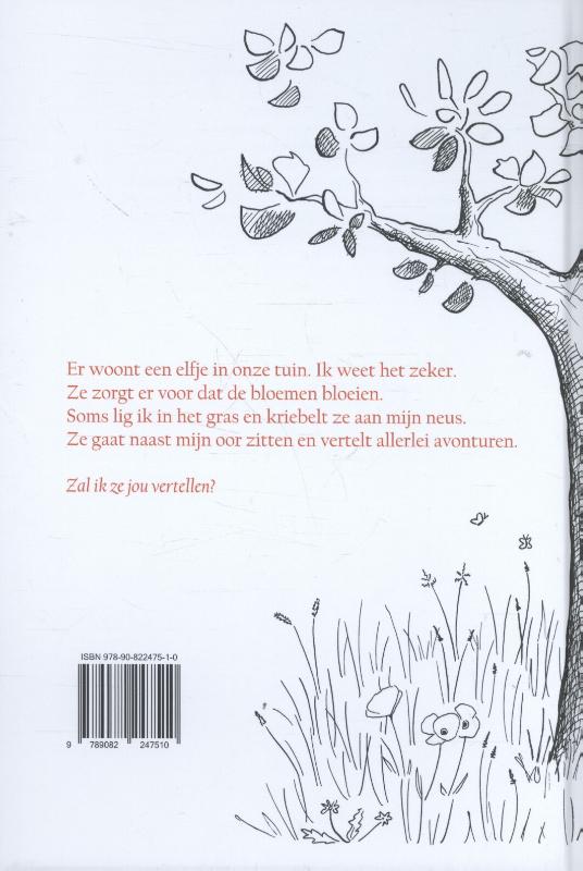 Achterkant van Verhaaltjes uit de tuin