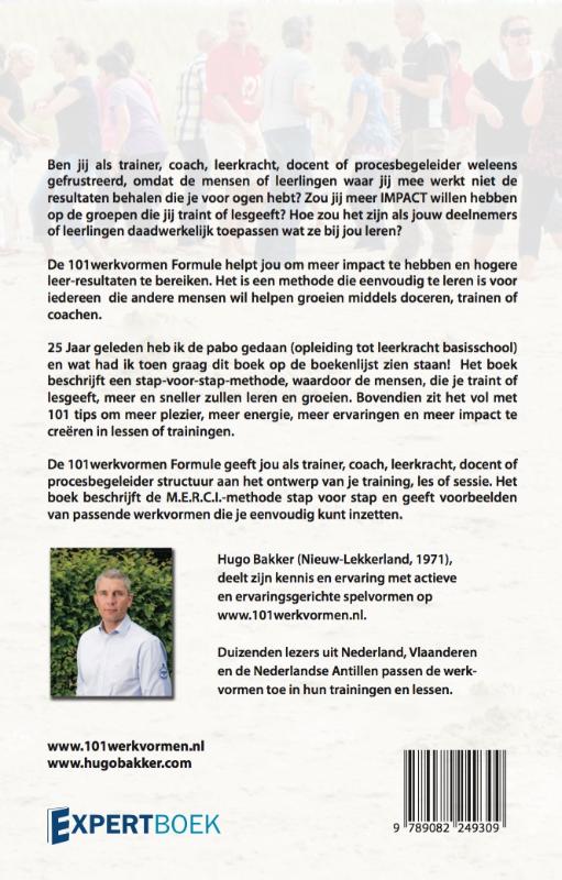 Achterkant van De 101werkvormen formule
