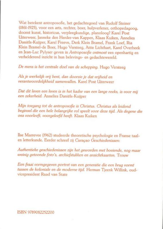 Achterkant van Antroposofie ontmoet