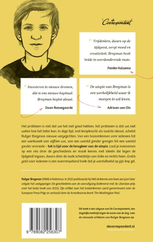 Achterkant van Gratis geld voor iedereen