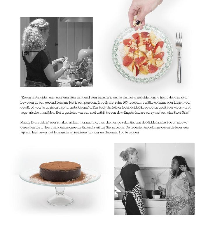 Achterkant van Koken is verleiden