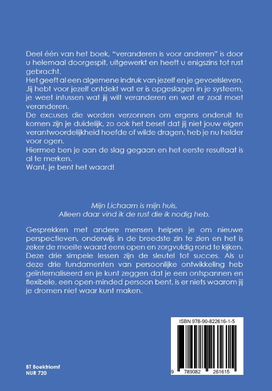 Achterkant van Balans is de sleutel