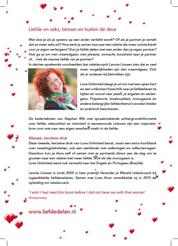 Achterkant van Love unlimited