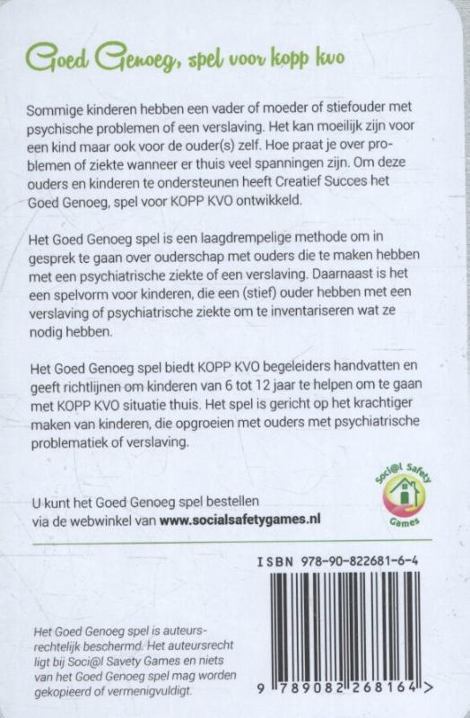 Achterkant van Goed genoeg