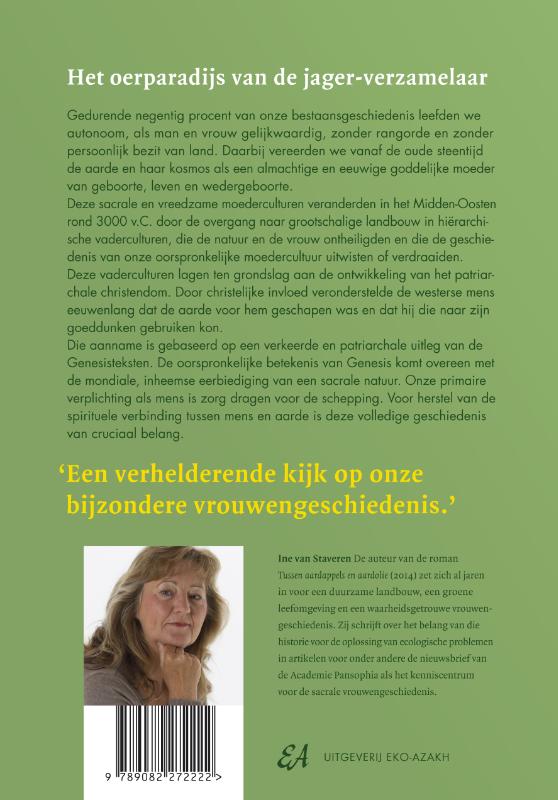 Achterkant van Het oerparadijs van de jager-verzamelaar