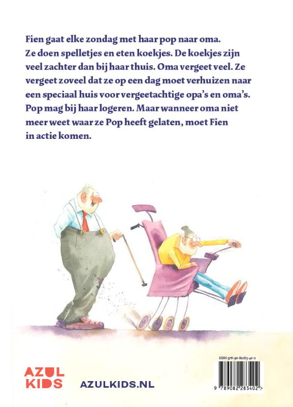Achterkant van Oma, mag ik mijn pop terug?