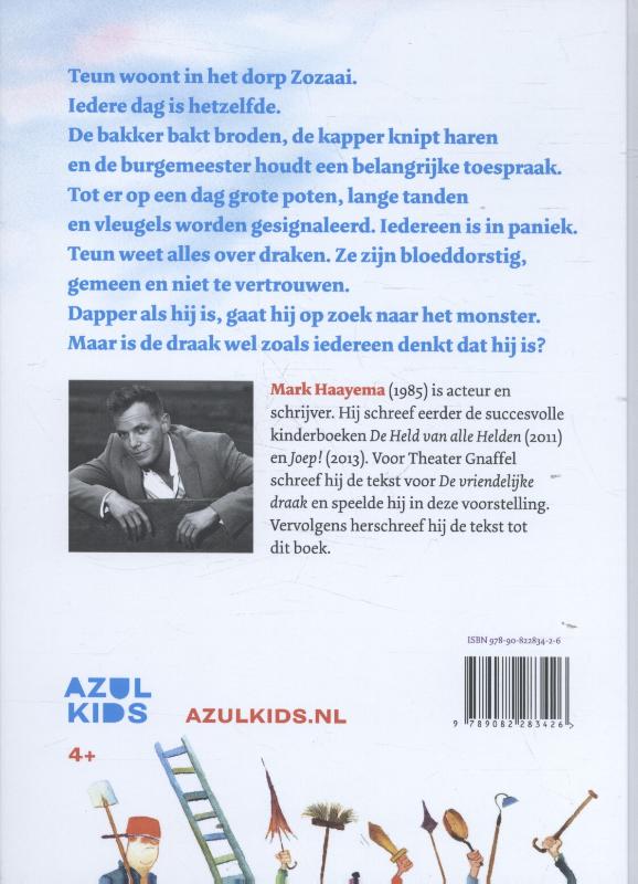 Achterkant van De vriendelijke draak
