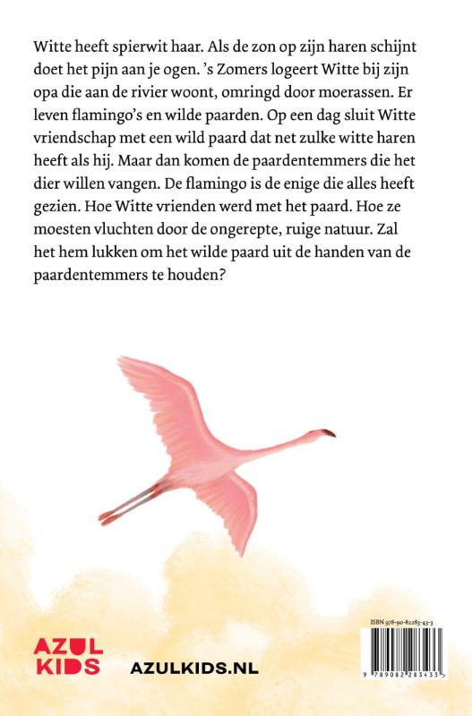 Achterkant van Witte en het wilde paard