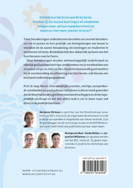 Achterkant van Breindidactiek
