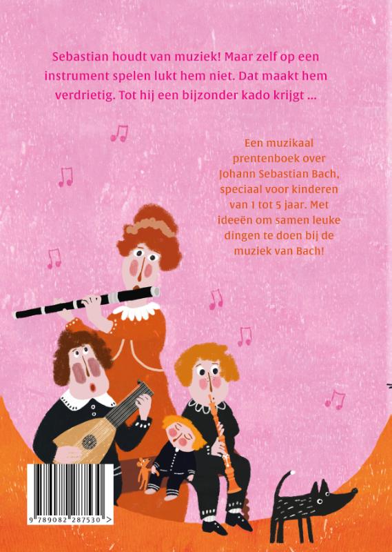 Achterkant van De kleine Sebastian