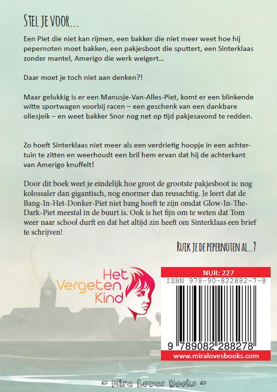 Achterkant van Sint pakt uit