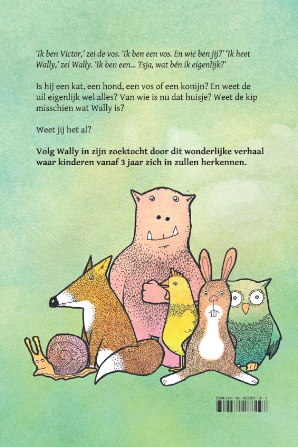 Achterkant van Wally weet niet wat hij is