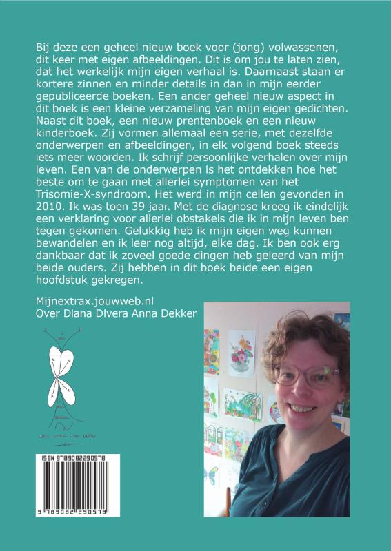Achterkant van Ik vind mijn weg met een extra X