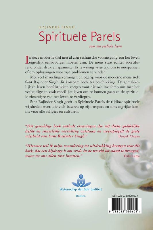 Achterkant van Spirituele parels
