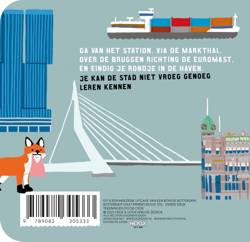 Achterkant van Een rondje Rotterdam
