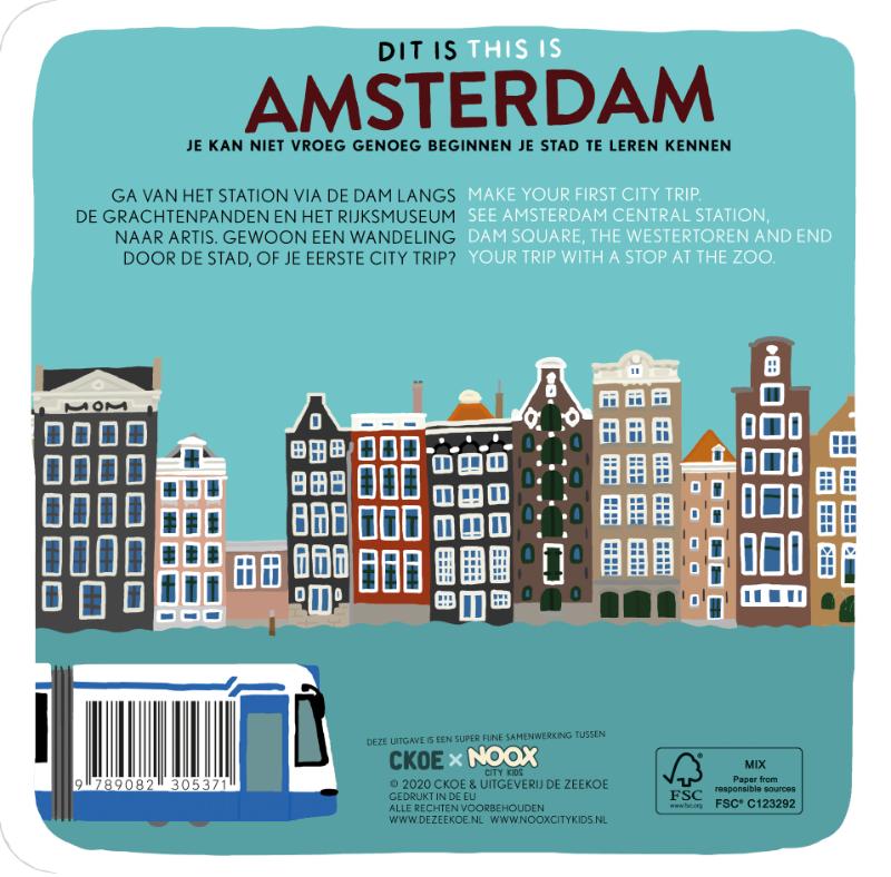 Achterkant van Dit is Amsterdam