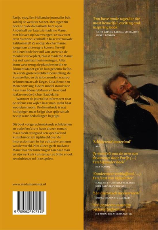 Achterkant van Madame Manet