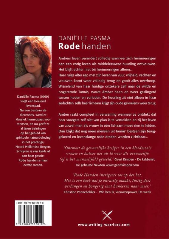Achterkant van Rode handen