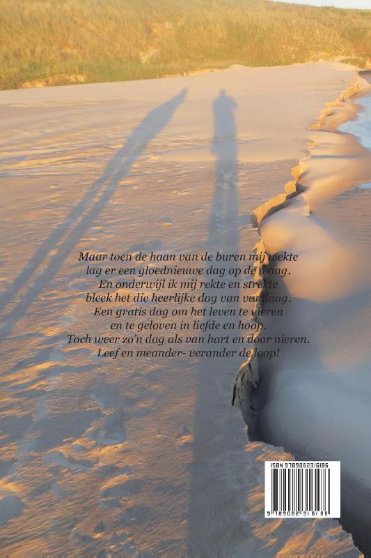 Achterkant van Leef en meander - verander de loop