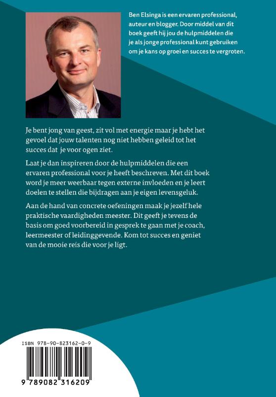 Achterkant van De jonge professional