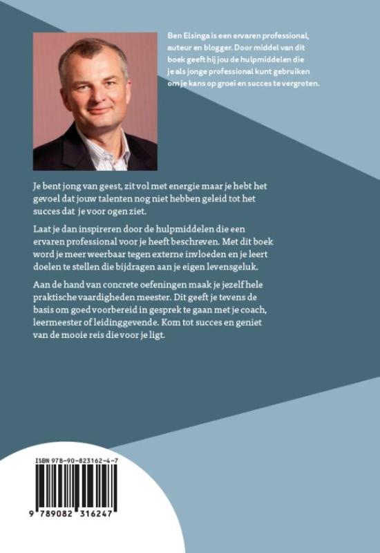 Achterkant van De jonge professional