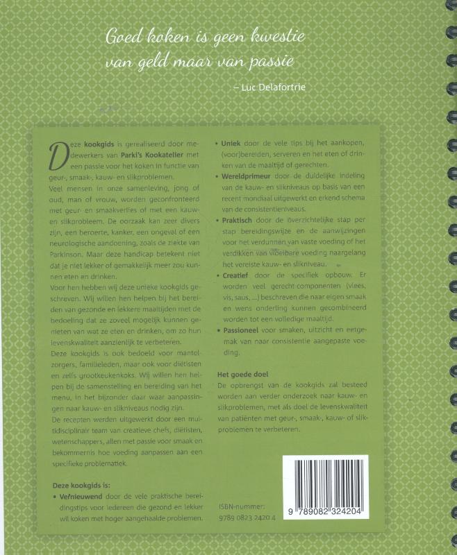 Achterkant van Als eten moeilijker wordt
