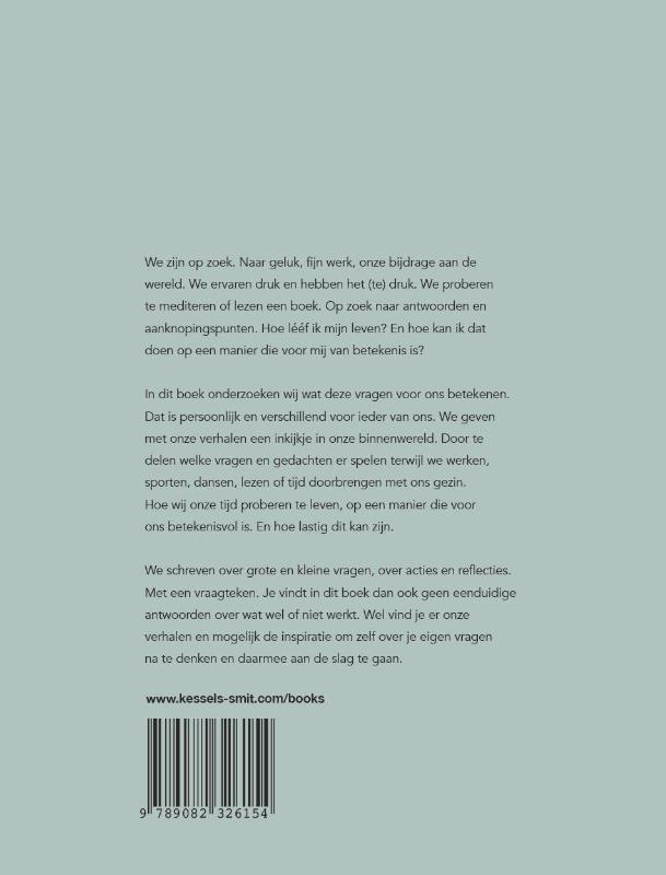 Achterkant van Leven van je tijd