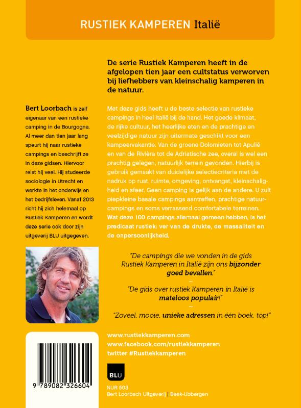 Achterkant van Rustiek Kamperen