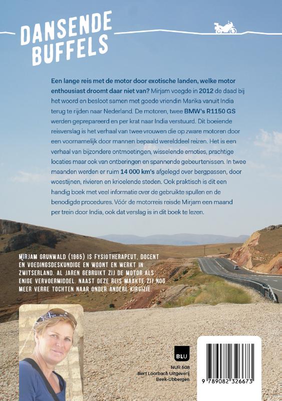 Achterkant van Dansende Buffels