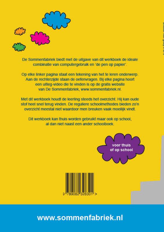 Achterkant van werkboek