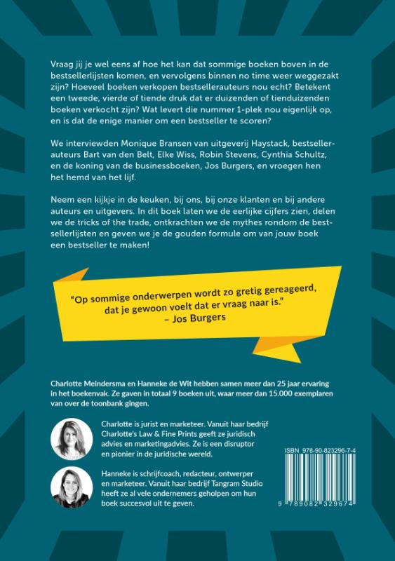 Achterkant van Het Bestsellerboek