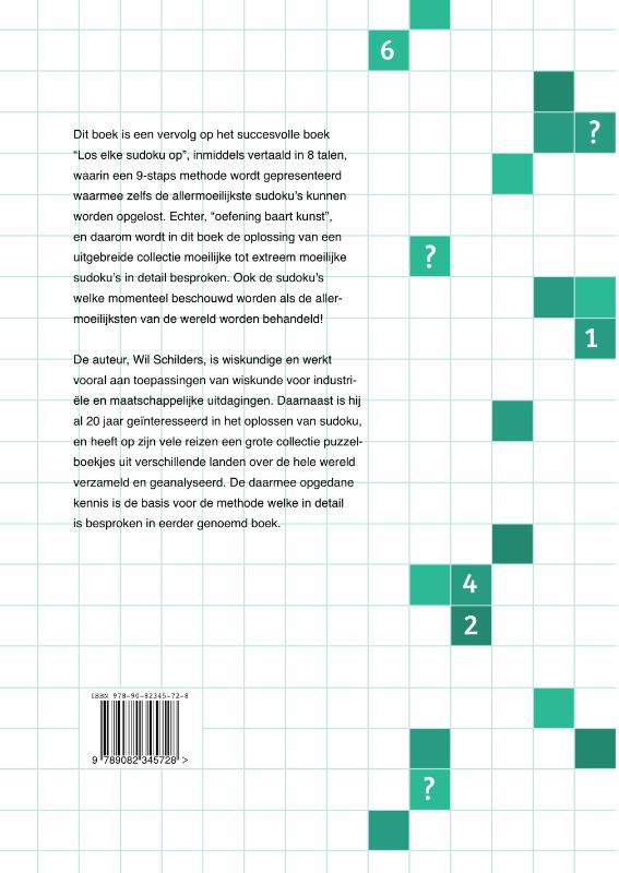 Achterkant van Moeilijke sudoku's oplossen