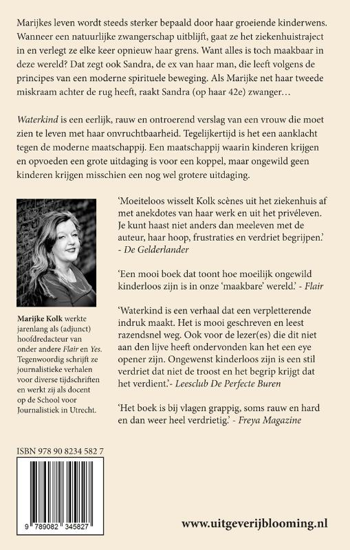 Achterkant van Waterkind