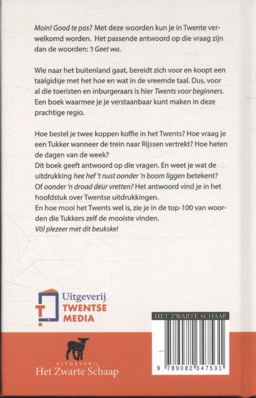 Achterkant van Twents voor beginners
