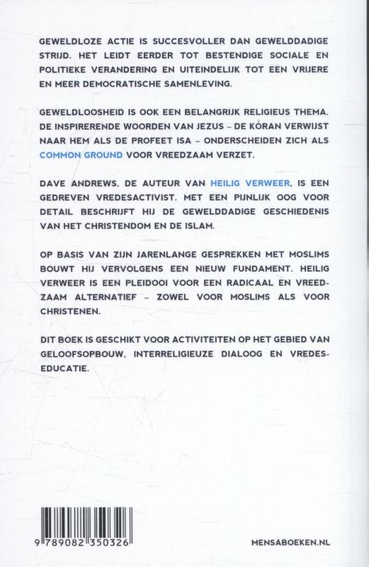 Achterkant van Heilig verweer